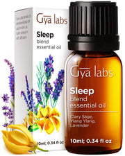 Gya Labs Sleep Essential Oil Blend diffuser pour for calm evenings.