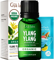 Gya Labs Ylang Ylang essential oil bottle for diffuser use.