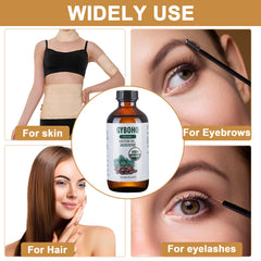 GYBOHO rectangular castor oil packs laid out for multiple areas