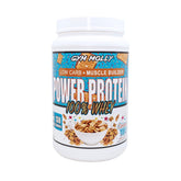 Gym Molly Power Protein Powder Cinnamon tub with premium flavor.