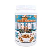 Gym Molly Power Protein Powder Cinnamon tub with premium flavor.