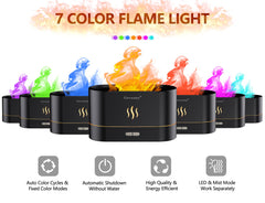 Gzvxuny Flame Diffuser operates ultra-quiet for peaceful spaces