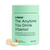 H-PROOF Anytime You Drink Vitamin bottle in Tangerine flavor after drinking.