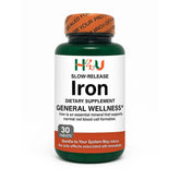 H4U slow release iron bottle with easy-to-swallow tablets for daily support.