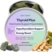 Habit + Habitat Thyroid Plus gummies bottle for daily wellness.