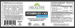 HAIOTB D3+K2 capsules close-up highlighting high-dose vitamin D3 and K2.