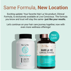 Hair La Vie capsules deliver essential nutrients for healthy-looking hair.