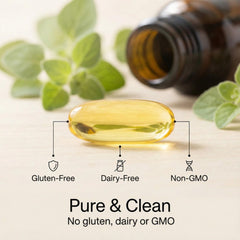 hairhalo softgels closeup showing ingredients and capsule texture for easy daily intake