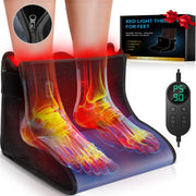 HALIDODO upgraded red-light foot device angled view for targeted comfort and circulation