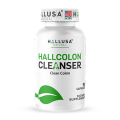 Hallusa Natural Hallcolon Cleanser bottle ready for daily digestive support