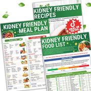 HAMIEW kidney-friendly food list chart cover illustrating clear kidney health guidance.