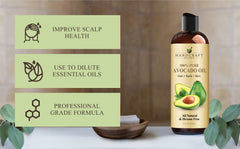Handcraft Blends Avocado Oil applied to skin for deep, non-greasy moisture.