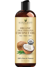 Handcraft Blends fractionated coconut oil bottle for quick skin absorption