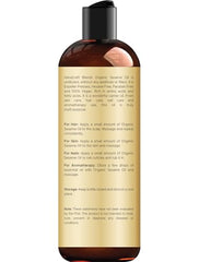 Handcraft Blends Sesame Oil bottle pour showing easy skin application.