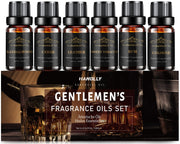 Hanolly men's fragrance sandalwood 10ml bottle ideal for diffuser use and calming atmosphere.