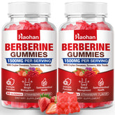Haohan Berberine Gummies bottle front highlighting high potency metabolism support