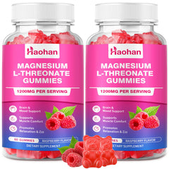 Haohan Magnesium L-Threonate bottle pour shows premium, easy-to-dose packaging for daily use.