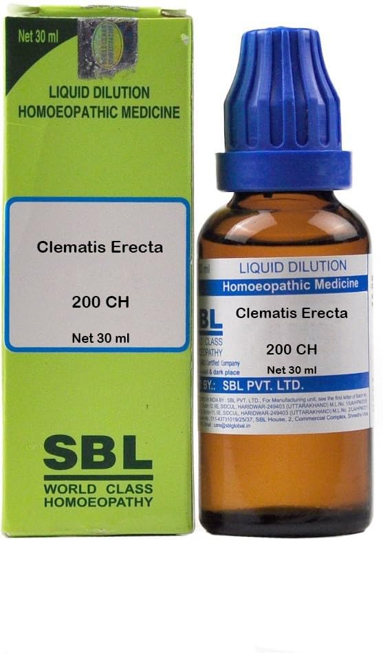 Happy heal Clematis Erecta 200 dilution bottle for daily personal care use.