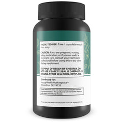 Happy Health Marketplace Puravive Slim label close‑up highlighting premium ingredients