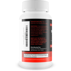 Happy Health Marketplace Simple Home Trick capsule closeup highlights vegan capsules for daily circulation support.