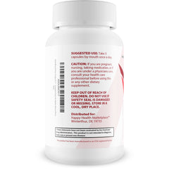 Close-up of the Vital Blood Flow Surge Pro label highlighting natural ingredients for nitric oxide support.