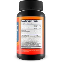 Happy Health Turmeric Relief capsules designed for easy daily use and wellness.