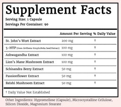 Happy Healthy Better Breakup Support label view emphasizes natural ingredients for balance.