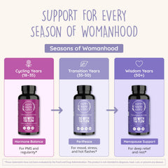 Happy Healthy Hippie Black Cohosh blend supports gentle perimenopause balance.
