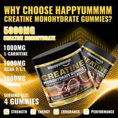 Close-up of Happyummmm gummies showing texture and passion fruit taste