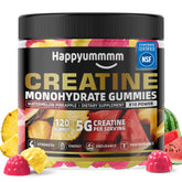 Happyummmm NSF Creatine Gummy bottle front for daily performance support