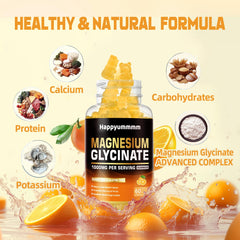 Happyummmm orange gummies sugar-free, easy to chew for daily support