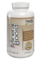 Hardy Nutritionals Macro Mineral Boost bottle front view highlighting essential minerals for daily wellness