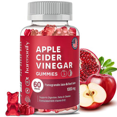 HARMONIFY Apple Cider Vinegar Gummies bottle front for daily wellness
