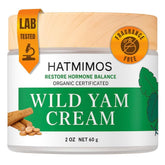 HATMIMOS Wild Yam Cream bottle showing compact packaging for quick hydration