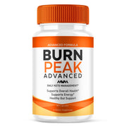 Havah Burn Peak bottle front with branding and hint of daily vitality.