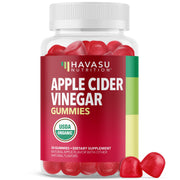 Gomitas HAVASU NUTRITION con vinagre de manzana en botella, apoyo digestivo diario.