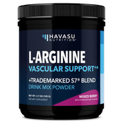 HAVASU NUTRITION L-Arginine en polvo en bote para apoyo a la resistencia durante el entrenamiento.
