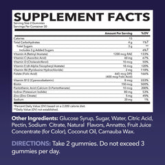 HAVASU Nutrition multivitamin gummies open bottle ready for quick daily use.