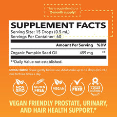 Havasu Nutrition pumpkin seed oil drops for direct consumption