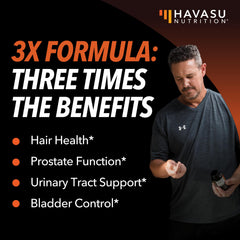 HAVASU NUTRITION saw palmetto ingredient featured for targeted prostate support.