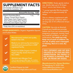 HAVASU NUTRITION turmeric liquid drops pour scene for easy daily dosing