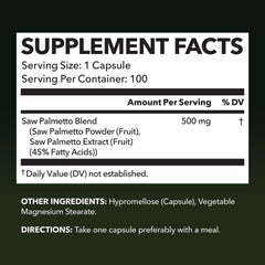 HAVASU NUTRITION Saw Palmetto daily capsules promote convenient urinary support.
