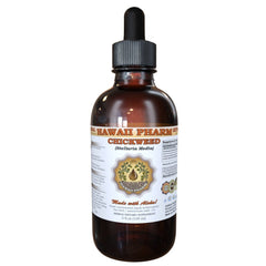 Hawaii Pharm Chickweed liquid extract bottle pour, ideal for daily tincture use.