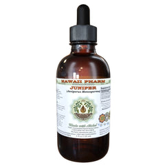 Hawaii Pharm Juniper alcohol-free liquid extract bottle for convenient daily herbal use