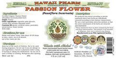 Hawaii Pharm Organic passion flower dried herb glycerite for support.