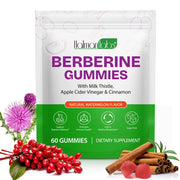 HBIKCLYC front label jar showing product name and 60 gummies benefit convenience