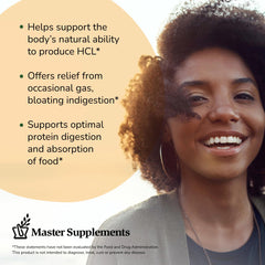 Travel-friendly HCL-Stim bottle for on-the-go digestion.