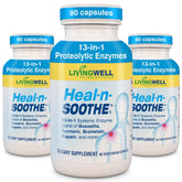 HEAL-N-SOOTHE bottle close-up for joint support.