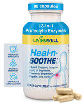 HEAL-N-SOOTHE bottle front view for convenient joint support.