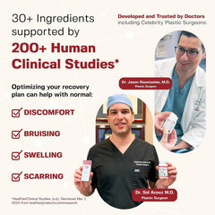 HealFast antioxidants and vitamins pill visual highlighting essential micronutrients